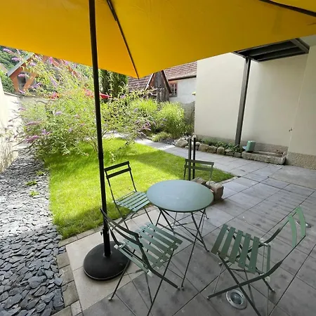 Appartamento Romantique Avec Baignoire Balneotherapie Duo Et Jardin Proche De Colmar Et Kaysersberg Pour 2 Personnes