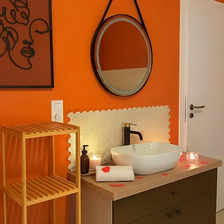 Appartamento Romantique Avec Baignoire Balnéothérapie Duo Et Jardin Proche De Colmar Et Kaysersberg Pour 2 Personnes